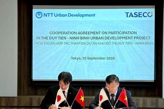 Taseco Land "bắt tay" doanh nghiệp Nhật Bản triển khai dự án 115ha tại Ninh Bình