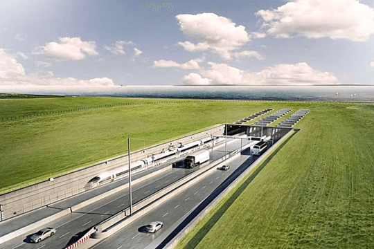 Huy động 360.000 tấn thép cùng 3,2 triệu mét khối bê tông để xây đường hầm dài 18km dưới đáy biển, một doanh nghiệp Việt cũng tham gia