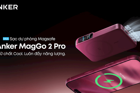 MagGo Power Bank 2 Pro - Pin dự phòng "mát nhất" của Anker ra mắt: Sạc 50% pin trong 25 phút, "hạ hỏa" ở mức 36°C