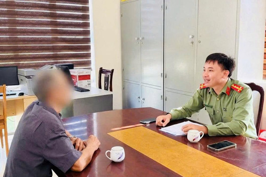 Không phát sinh giao dịch chuyển khoản, tài khoản có 65 triệu đồng nhưng không thể chứng minh được số tiền, công an làm việc với người đàn ông SN 1960 ở Hà Tĩnh 