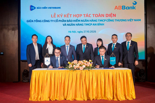 ABBank ký kết đa bên, mở rộng hợp tác, gia tăng giá trị cho khách hàng