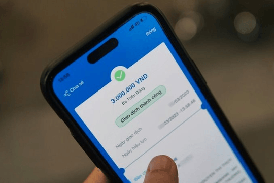 Công an sẽ điều tra các tài khoản có giao dịch chuyển và nhận tiền “Giao dịch thành công” nhưng có dấu hiệu sau