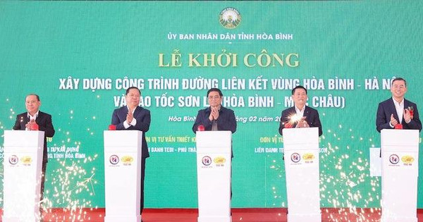 Read more about the article Hòa Bình khởi công đường liên kết vùng Hòa Bình – Hà Nội và cao tốc Sơn La quy mô 4.120 tỷ đồng