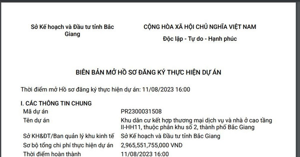Read more about the article Liên danh HBI – Bình Minh Land “một mình một ngựa” đăng ký làm dự án đô thị 3.000 tỷ đồng tại Bắc Giang