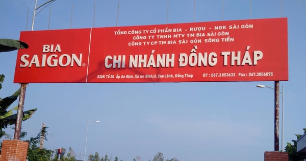 Công ty con của Sabeco sắp trả cổ tức năm 2023 bằng tiền tỷ lệ gần 200%