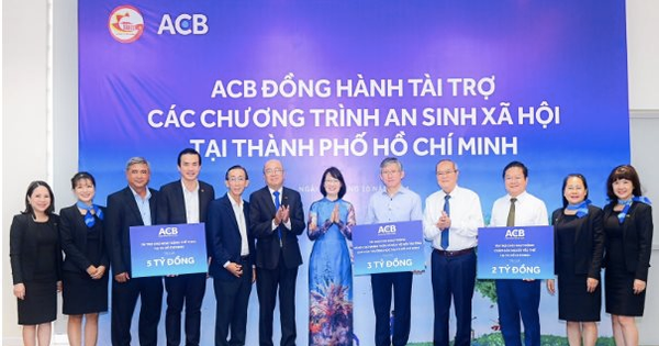 ACB đồng hành cùng UBND Thành phố Hồ Chí Minh trong các chương trình an ...