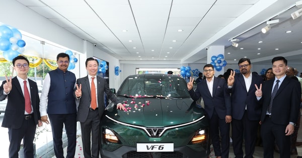 Vinfast khai trương showroom lớn nhất tại Ấn Độ