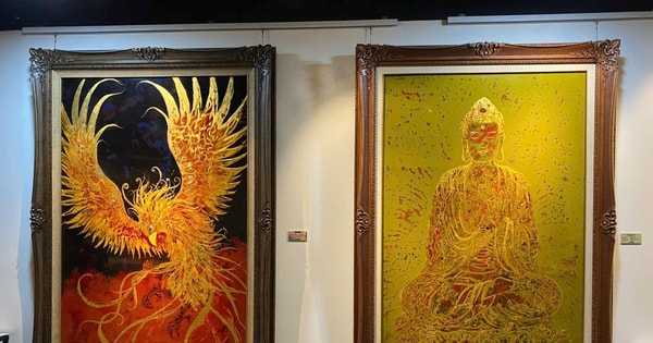 Họa sĩ Hùng Rô tái sinh trong nghệ thuật sơn mài với triển lãm mới đầy thiền định và huyền ảo