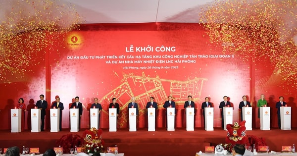 Tập đoàn Vingroup khởi công khu công nghiệp Tân Trào và nhà máy nhiệt điện LNG Hải Phòng