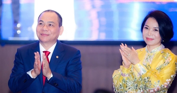 Vingroup lập kỷ lục chưa từng có trong lịch sử VN, tỷ phú Phạm Nhật Vượng và vợ nhận tin vui cùng 1 ngày