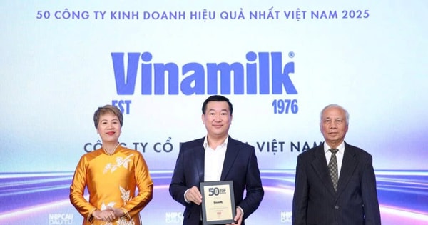 Vinamilk tiếp tục là một trong 50 công ty kinh doanh hiệu quả nhất Việt Nam