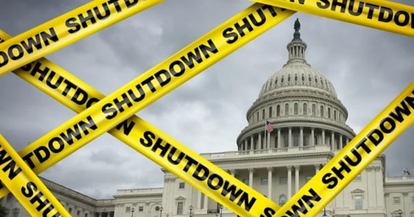 Chính phủ Mỹ có thể đóng cửa kéo dài, thiệt hại kinh tế 15 tỷ USD/tuần