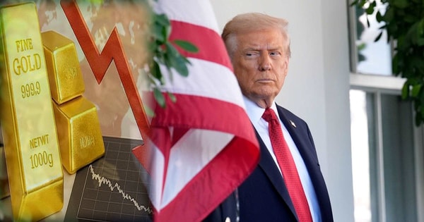 Chỉ một động thái của ông Trump khiến giá vàng thế giới lao dốc kỷ lục
