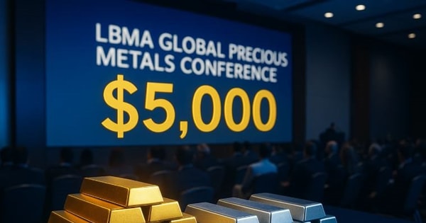 Giá vàng được dự báo có thể tiến gần 5.000 USD/ounce sau Hội nghị LBMA 2025: Tín hiệu mới từ giới kim loại quý toàn cầu