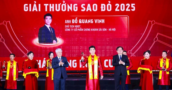 Doanh nhân Đỗ Quang Vinh được vinh danh trong TOP 10 Giải thưởng Sao Đỏ 2025