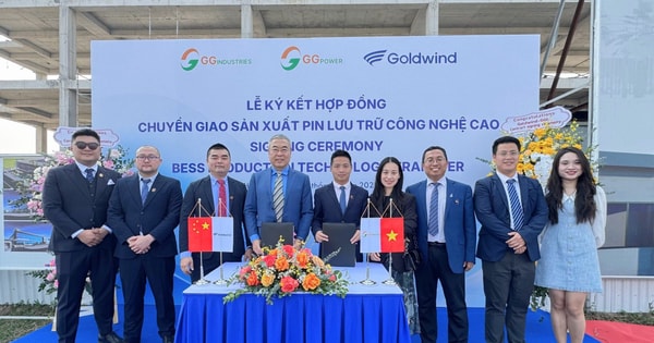 GGI và Goldwind hợp tác phát triển ngành công nghiệp lưu trữ năng lượng