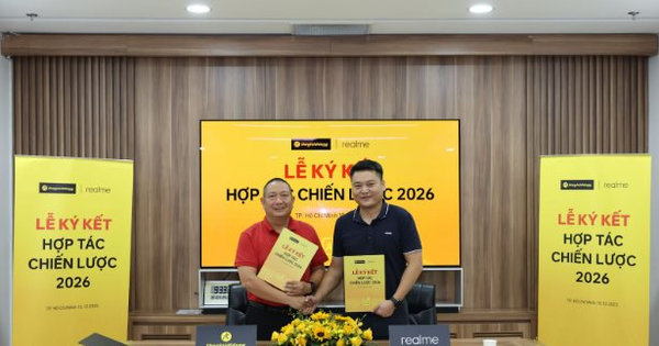 Thế Giới Di Động và realme ký kết chiến lược 2026: Mục tiêu tăng trưởng 2 chữ số, bứt tốc phân khúc trung - cao cấp