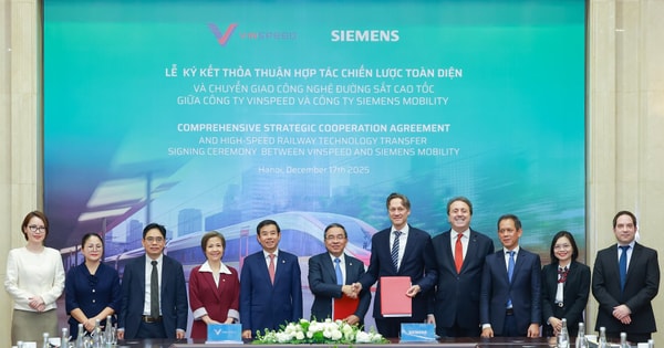 Siemens Mobility - “Gã khổng lồ” vừa ký thỏa thuận hợp tác chiến lược với VinSpeed “khủng” cỡ nào?