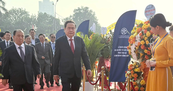 Chủ tịch Quốc hội Trần Thanh Mẫn dự khởi công siêu dự án 855.000 tỷ: Tỷ phú Trần Bá Dương và liên danh các tập đoàn tỷ đô cam kết hiện thực hóa giấc mơ sông Hồng