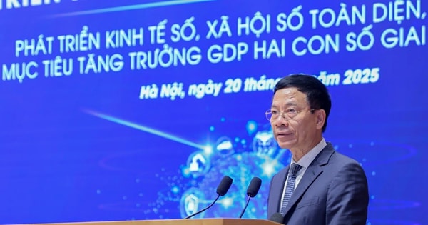 Bộ trưởng Nguyễn Mạnh Hùng: Xã hội số không phải là xã hội mà mọi thứ đều được đưa lên môi trường mạng