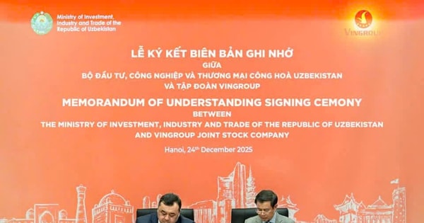 Vingroup nhảy vào Uzbekistan: Được cam kết quỹ đất 1.000 ha tại thủ đô