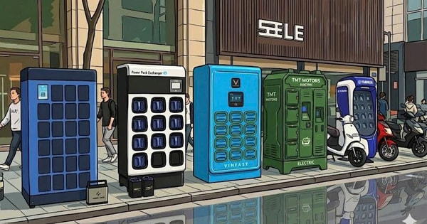 Cuộc đua tủ đổi pin xe điện ở Việt Nam: VinFast mục tiêu "phủ" 150.000 trạm, Honda, Yamaha, TMT Motors sắp nhập cuộc, 1 hãng đã làm từ năm 2023