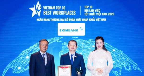 Eximbank được vinh danh 03 hạng mục Top 10 – Top 50 – Top 500 Nhà tuyển dụng và môi trường làm việc tốt nhất Việt Nam năm 2025