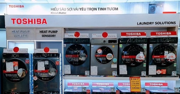 Máy sấy Toshiba bứt phá tại Điện máy Xanh: số bán tăng hơn 100%, doanh số tăng trên 150%