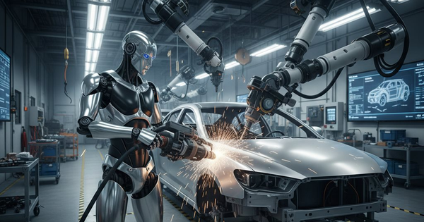 Robot lắp ráp ô tô trong 1 phút, 'nhà máy tối' mọc khắp nơi - chuyên gia dự báo đáng sợ: 'công nhân nhà máy sẽ thất nghiệp hàng loạt, chậm nhất đến năm 2030'