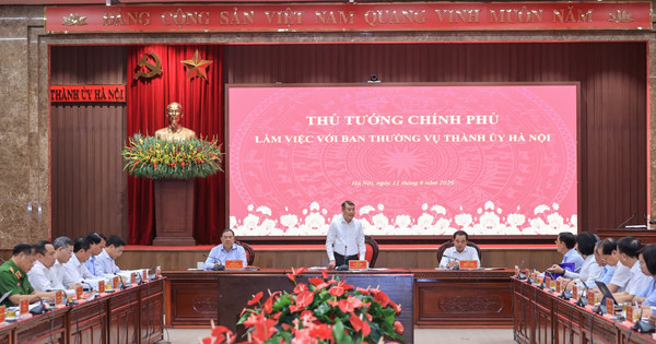 Thủ tướng Lê Minh Hưng yêu cầu Hà Nội quyết tâm cao nhất để đạt mục tiêu tăng trưởng 11%