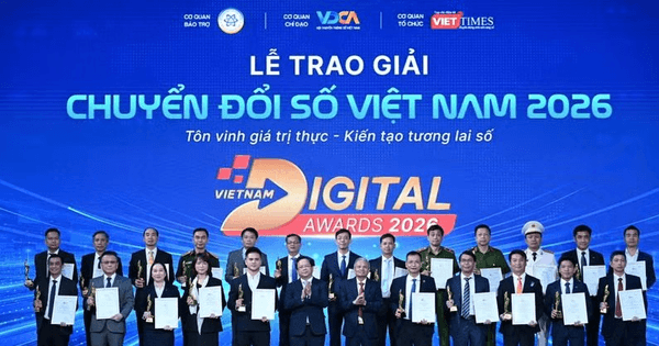 56 tổ chức, sản phẩm, giải pháp cùng 3 cá nhân nhận Giải thưởng Chuyển đổi số Việt Nam 2026
