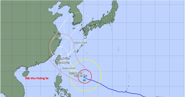 Siêu bão mạnh nhất năm 2026 không vào Biển Đông nhưng đợt nắng nóng bất thường giữa mùa Thu tại Miền Bắc cũng sẽ "hạ nhiệt" vào chiều nay