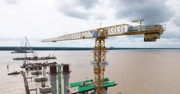 Việt Nam đang xây cây cầu có trụ tháp cao bằng toà nhà 35 tầng, nhịp chính dài thứ 2 cả nước, dự kiến hoàn thành năm 2028